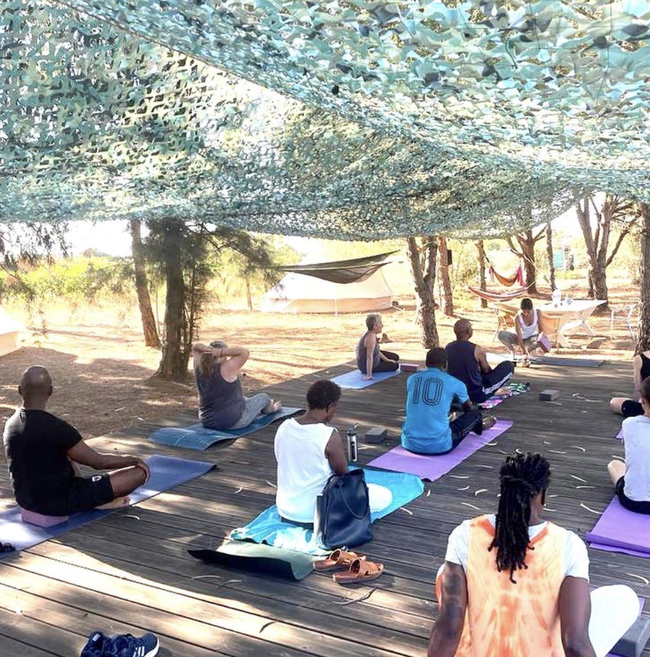 Glamping On Organic Yoga Farm With Natural Swimming Pool Near Beach Moncarapacho Dış mekan fotoğraf