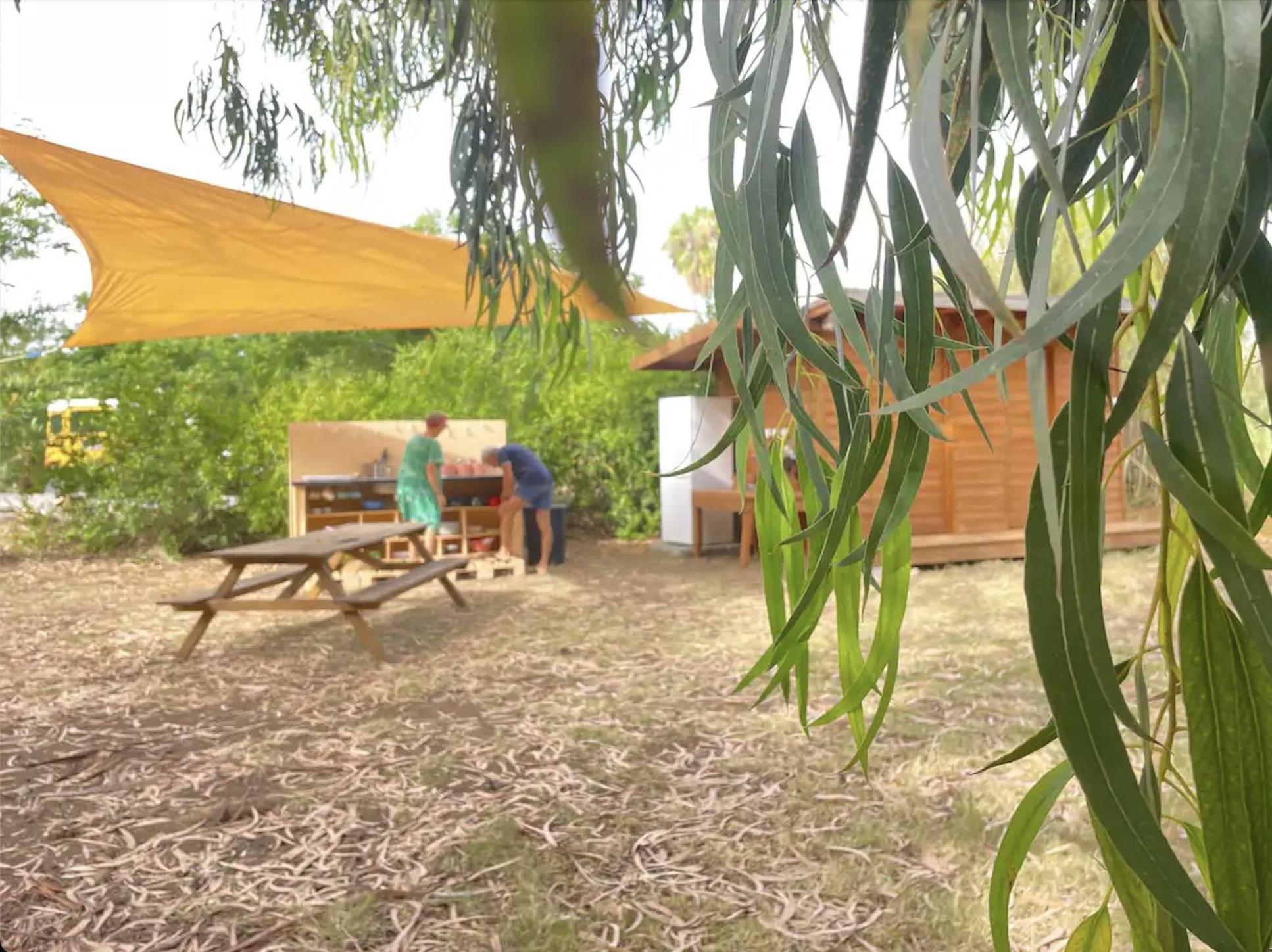 Glamping On Organic Yoga Farm With Natural Swimming Pool Near Beach Moncarapacho Dış mekan fotoğraf
