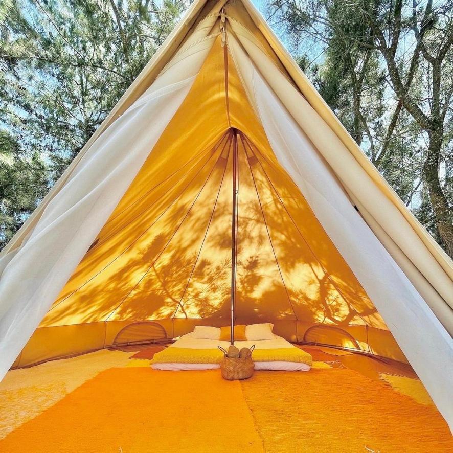 Glamping On Organic Yoga Farm With Natural Swimming Pool Near Beach Moncarapacho Dış mekan fotoğraf