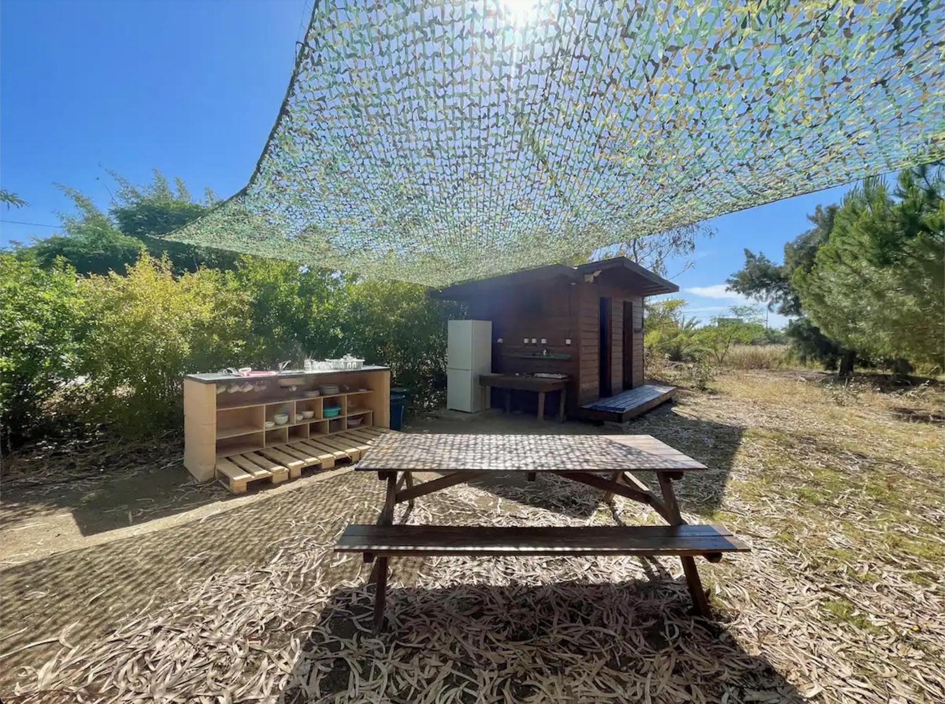 Glamping On Organic Yoga Farm With Natural Swimming Pool Near Beach Moncarapacho Dış mekan fotoğraf