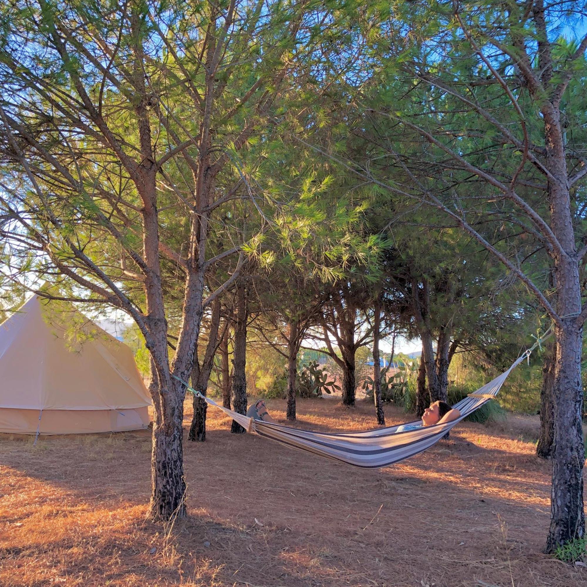 Glamping On Organic Yoga Farm With Natural Swimming Pool Near Beach Moncarapacho Dış mekan fotoğraf