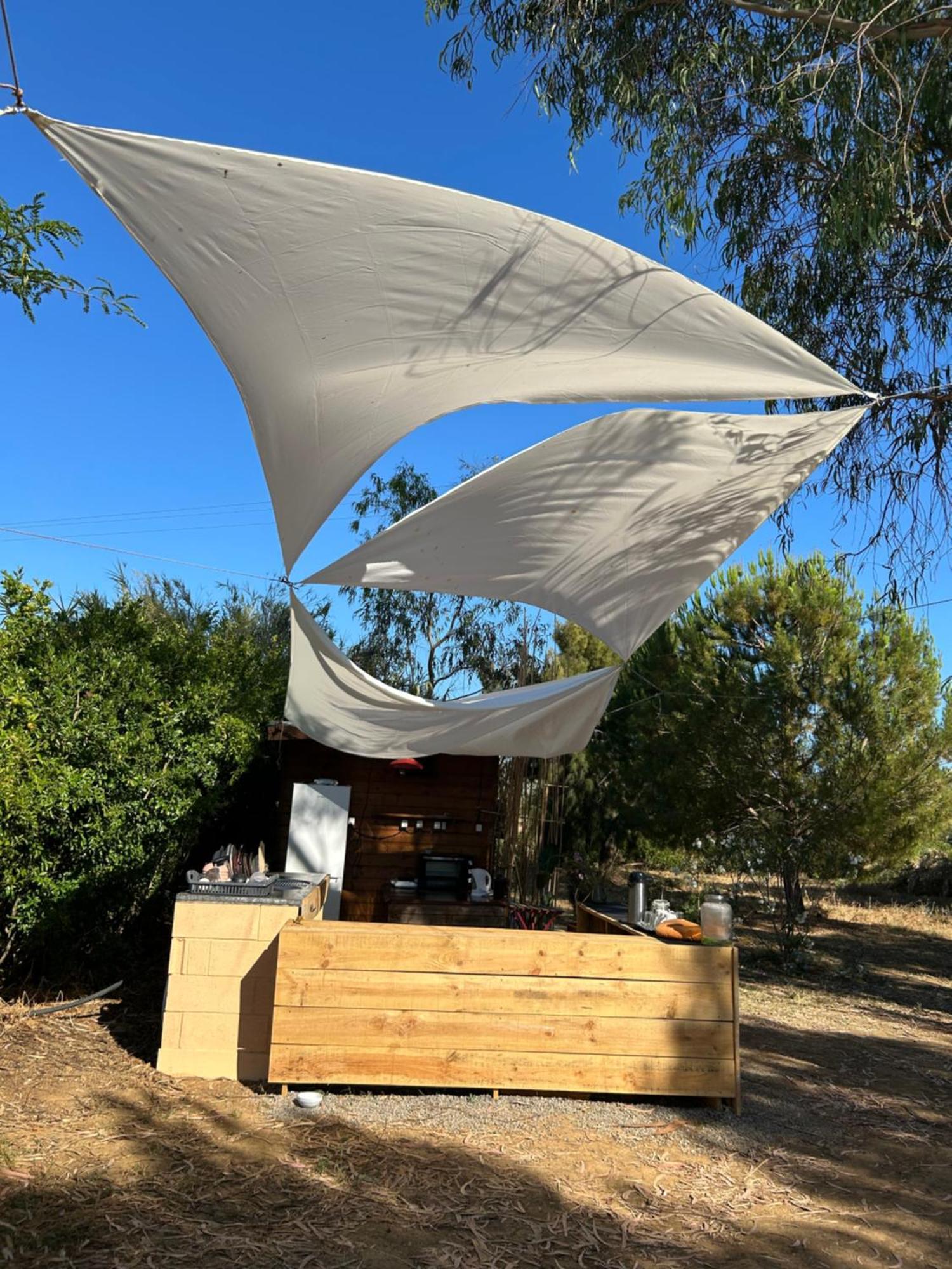 Glamping On Organic Yoga Farm With Natural Swimming Pool Near Beach Moncarapacho Dış mekan fotoğraf