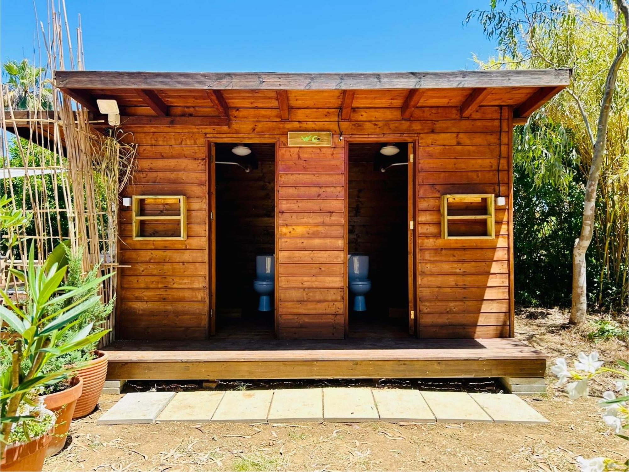 Glamping On Organic Yoga Farm With Natural Swimming Pool Near Beach Moncarapacho Dış mekan fotoğraf